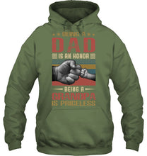 Load image into Gallery viewer, Being A Dad And Being A Grandpa Meaningful Gift For Family Hoodie
