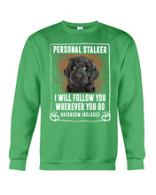 Load image into Gallery viewer, Labradoodle Personal Stalker St. Patrick's Day Printed Mug Sweatshirt
