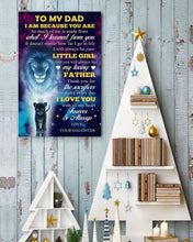 Load image into Gallery viewer, What I Learned From You Lion Daughter Gift For Dad Vertical Poster
