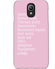 Load image into Gallery viewer, Splints Button Hook Therapy Putty Goniometer Resistance Bands Phone case
