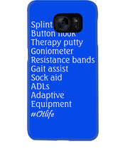Load image into Gallery viewer, Splints Button Hook Therapy Putty Goniometer Resistance Bands Phone case
