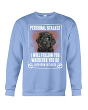 Load image into Gallery viewer, Labradoodle Personal Stalker St. Patrick's Day Printed Mug Sweatshirt
