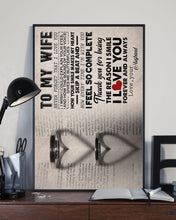 Load image into Gallery viewer, Your Smile Makes My Heart Skip A Beat Gift For Wife Vertical Poster
