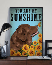 Load image into Gallery viewer, Newfoundland You Are My Sunshine Gift For Dog Lovers Vertical Poster
