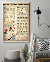 Load image into Gallery viewer, Something You Should Know About Hockey Player Vertical Poster
