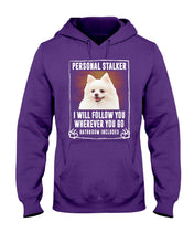 Load image into Gallery viewer, White Pomeranian Will Follow You St. Patrick's Day Printed Mug Hoodie
