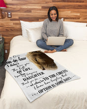 Load image into Gallery viewer, Mother In Law Gift For Son In Law Lion I Gave You My Gorgeous Daughter Fleece Blanket
