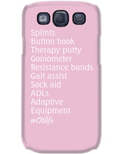 Load image into Gallery viewer, Splints Button Hook Therapy Putty Goniometer Resistance Bands Phone case
