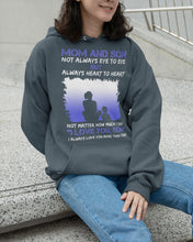 Load image into Gallery viewer, Mom And Son Always Heart To Heart Gift For Family Hoodie
