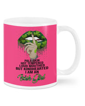 Load image into Gallery viewer, Keep Silent Sparkling Green Lips St Patrick's Day Gift Mug
