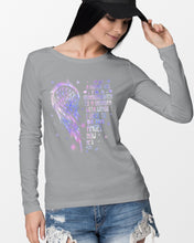 Load image into Gallery viewer, Purple Wings Gift For Angel Grandpa I Used To Be His Angel Unisex Long Sleeve
