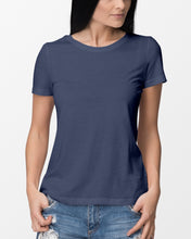 Load image into Gallery viewer, Gift For Grandpa A Big Piece Of My Heart Lives Ladies Tee
