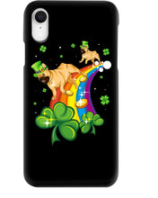 Load image into Gallery viewer, Frenchie Running On Rainbow Clover St Patrick's Day Gift For Dog Lovers Phone case
