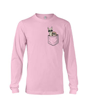 Load image into Gallery viewer, Cool Llama And Sloth In Pocket Meaningful Gift Unisex Long Sleeve
