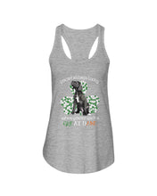 Load image into Gallery viewer, You're Always Lucky When You're With A Great Dance St Patrick's Day Gift For Dog Lovers Ladies Flowy Tank
