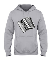 Load image into Gallery viewer, Accordion Black And White Special Gift For Accordionist Hoodie
