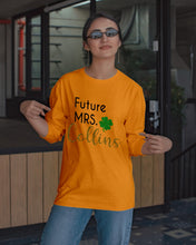 Load image into Gallery viewer, Shamrock Future Mrs Collins St Patrick's Day Unisex Long Sleeve
