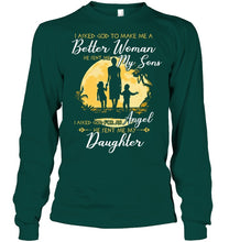 Load image into Gallery viewer, I Asked God To Make Me A Better Woman Unisex Long Sleeve
