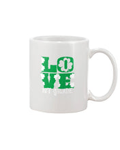 Load image into Gallery viewer, 1st Grade Love White Clover St Patrick's Day Gift For Teacher Mug
