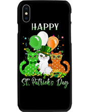 Load image into Gallery viewer, Lovely Cat And Balloons Happy St Patrick's Day Gift For Cat Lovers Phone case
