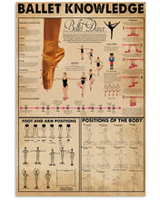 Load image into Gallery viewer, Something You Should Know About Ballet Knowledge Vertical Poster
