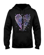 Load image into Gallery viewer, Purple Wings Gift For Angel Grandpa I Used To Be His Angel Hoodie
