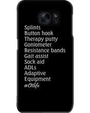 Load image into Gallery viewer, Splints Button Hook Therapy Putty Goniometer Resistance Bands Phone case
