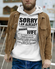 Load image into Gallery viewer, She's My Whole World Gift For Husband Hoodie
