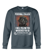 Load image into Gallery viewer, Labradoodle Personal Stalker St. Patrick's Day Printed Mug Sweatshirt
