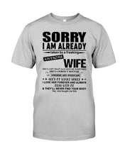 Load image into Gallery viewer, She's My Whole World Gift For Husband Guys Tee
