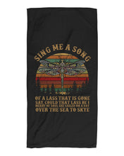 Load image into Gallery viewer, Sing Me A Song Dragonfly Retro Vintage Beach Towel
