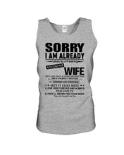 Load image into Gallery viewer, She's My Whole World Gift For Husband Unisex Tank Top
