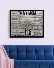 Load image into Gallery viewer, Son Gift For Mom When I Was Feeling Low Framed Matte Canvas
