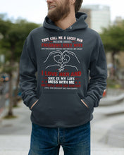 Load image into Gallery viewer, They Call Me A Lucky Man Gift For Husband Hoodie
