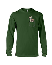 Load image into Gallery viewer, Cool Llama And Sloth In Pocket Meaningful Gift Unisex Long Sleeve
