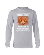 Load image into Gallery viewer, Red Toy Poodle Will Follow You St. Patrick's Day Printed Mug Unisex Long Sleeve
