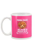 Load image into Gallery viewer, Red Toy Poodle Will Follow You St. Patrick's Day Printed Mug Mug
