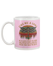 Load image into Gallery viewer, Sing Me A Song Dragonfly Retro Vintage Mug
