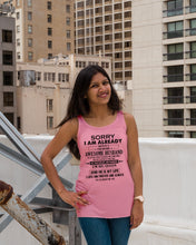 Load image into Gallery viewer, A Freaking Awesome Husband Is My Life Ladies Flowy Tank
