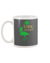 Load image into Gallery viewer, Flamingo Long On Luck Green St. Patrick's Day Printed Mug Mug
