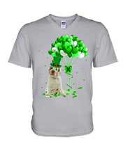 Load image into Gallery viewer, Clumber Spanie Patrick Balloons St. Patrick's Day Color Changing Mug Guys V-Neck
