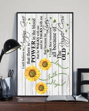 Load image into Gallery viewer, I Still Believe Amazing Grace Sunflower Gift For Daughter Vertical Poster
