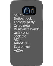 Load image into Gallery viewer, Splints Button Hook Therapy Putty Goniometer Resistance Bands Phone case
