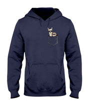 Load image into Gallery viewer, Cool Llama And Sloth In Pocket Meaningful Gift Hoodie
