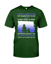 Load image into Gallery viewer, Mom And Son Always Heart To Heart Gift For Family Guys Tee
