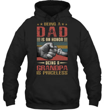 Load image into Gallery viewer, Being A Dad And Being A Grandpa Meaningful Gift For Family Hoodie
