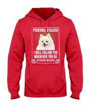 Load image into Gallery viewer, White Pomeranian Will Follow You St. Patrick's Day Printed Mug Hoodie
