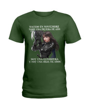 Load image into Gallery viewer, Nacido En Noviembre Tome Una Prueba De Ad Birthday Gift Ladies Tee

