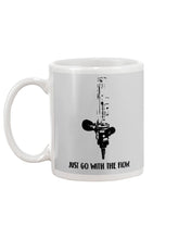 Load image into Gallery viewer, Just Go With The Flow Black And White Special Gift For Men Mug
