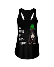 Load image into Gallery viewer, American Staffordshire Terrier Irish Today Green St. Patrick's Day Printed Mug Ladies Flowy Tank
